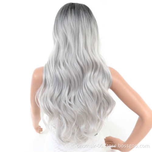 MYZYR private label synthetic wig 30Inchsyntheticwavy wig high quality heat resistant synthetic wigsynthetic wig vendor